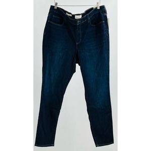 UNIVERSAL THREAD 18w regular high rise dark wash skinny jeans NWT B40